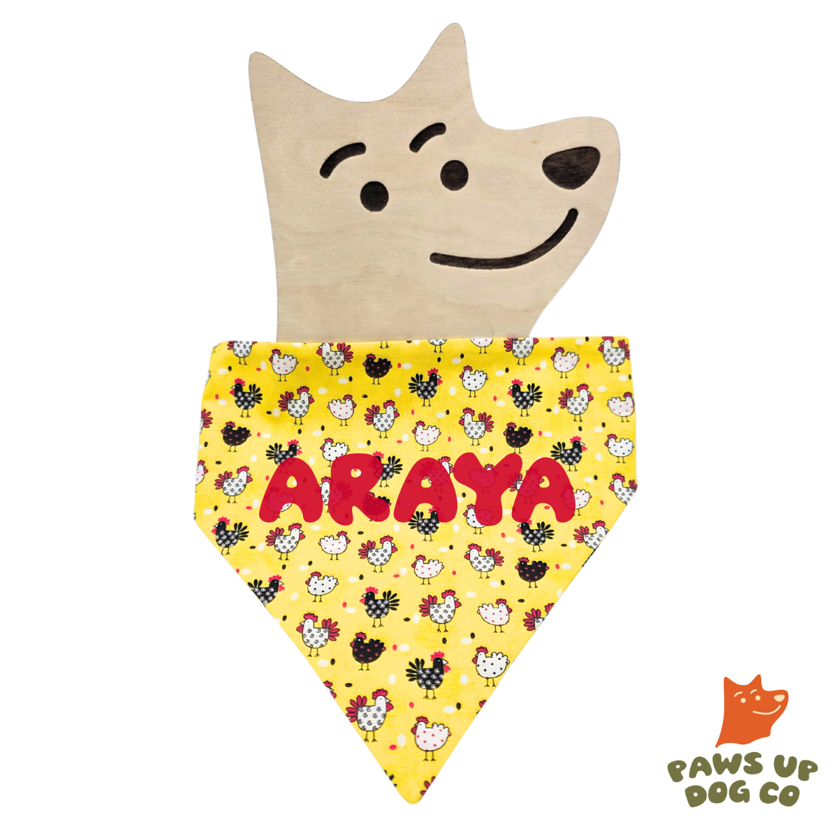 Cluck Yeah! CUSTOM Dog Bandana