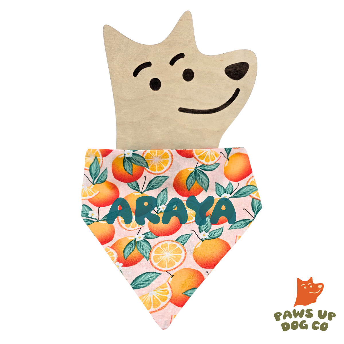 Orange You Cute? CUSTOM Dog Bandana