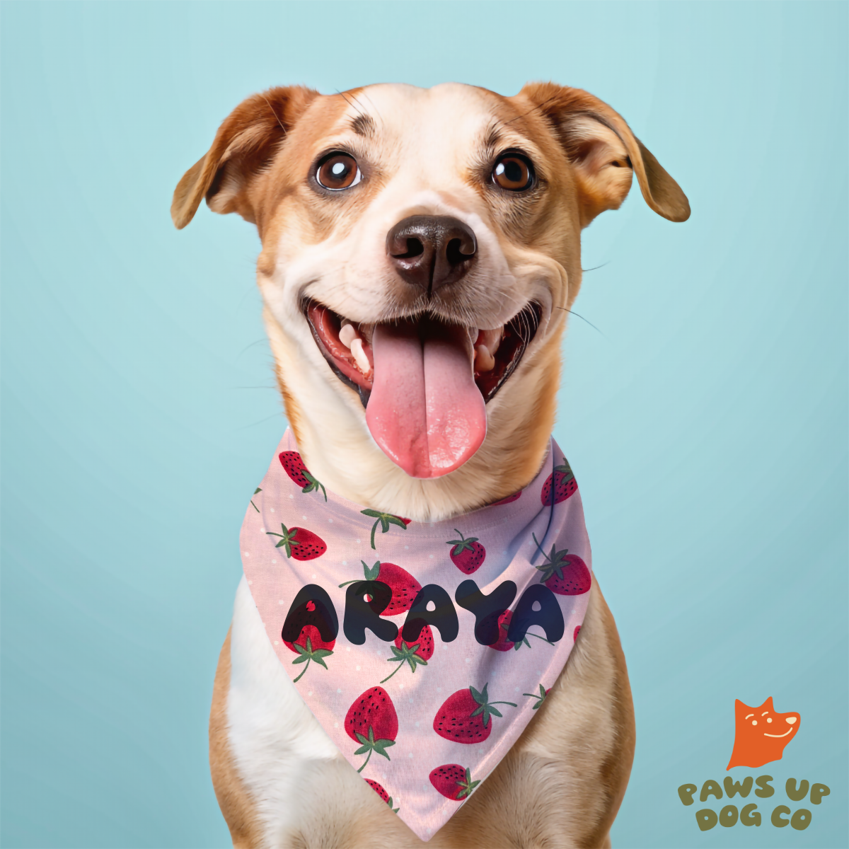 Strawberry Sweet CUSTOM Dog Bandana