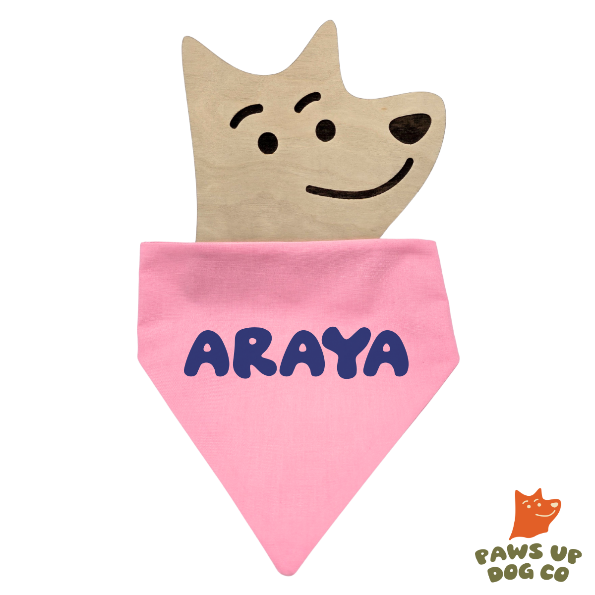 Petal Pink CUSTOM Dog Bandana
