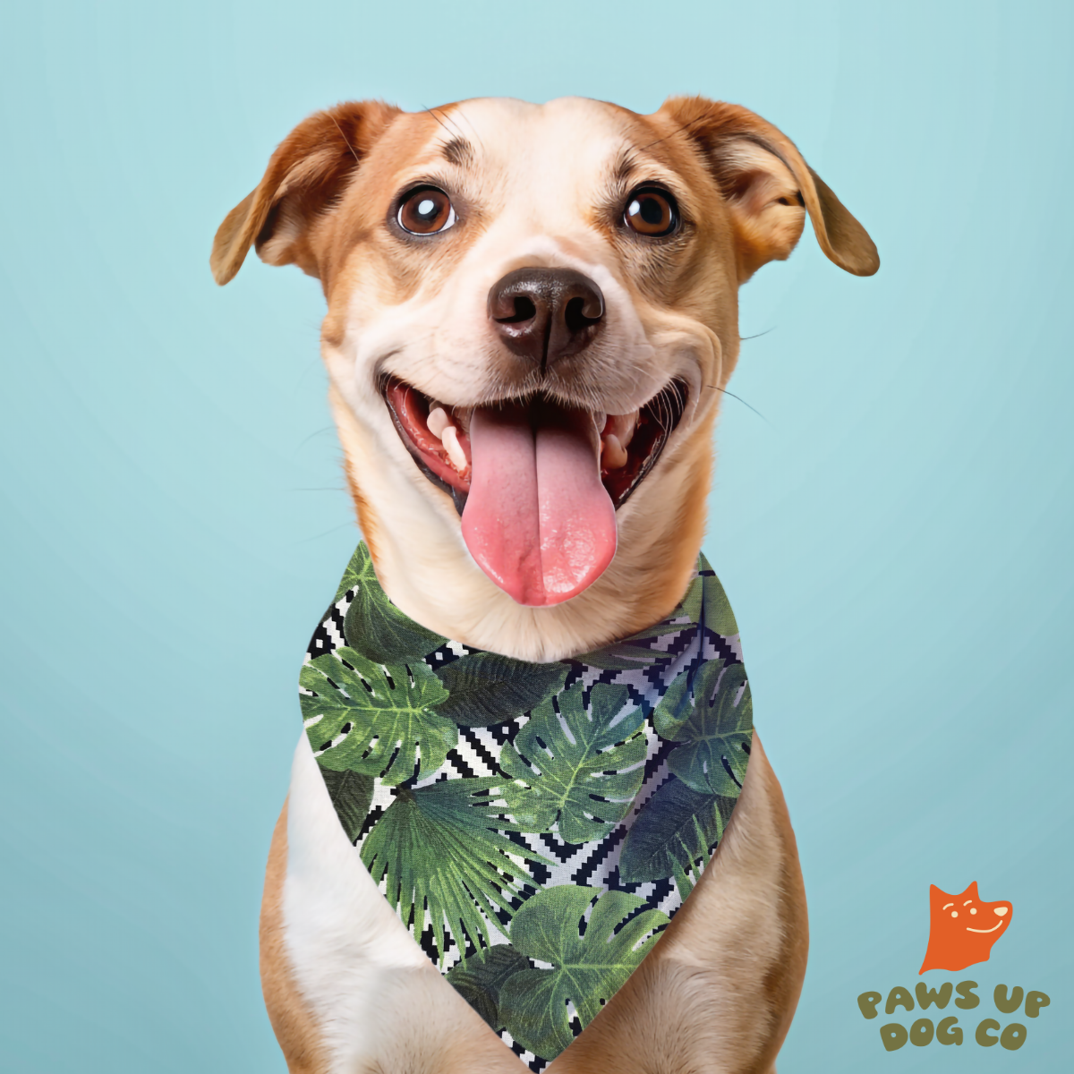 Tropic Like It's Hot Dog Bandana