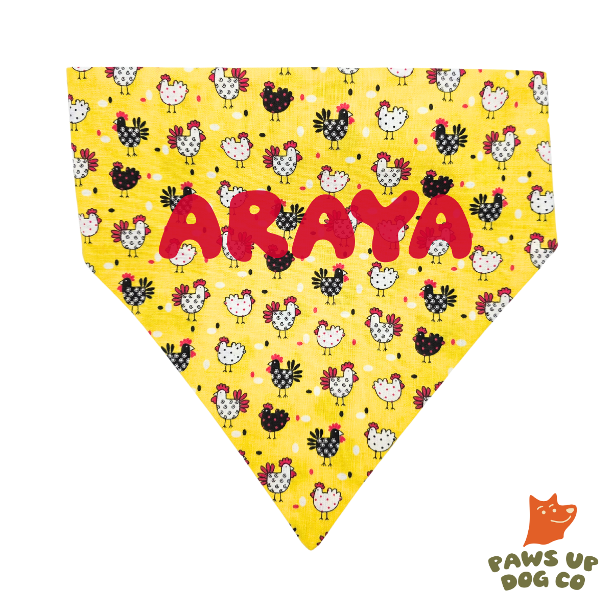 Cluck Yeah! CUSTOM Dog Bandana