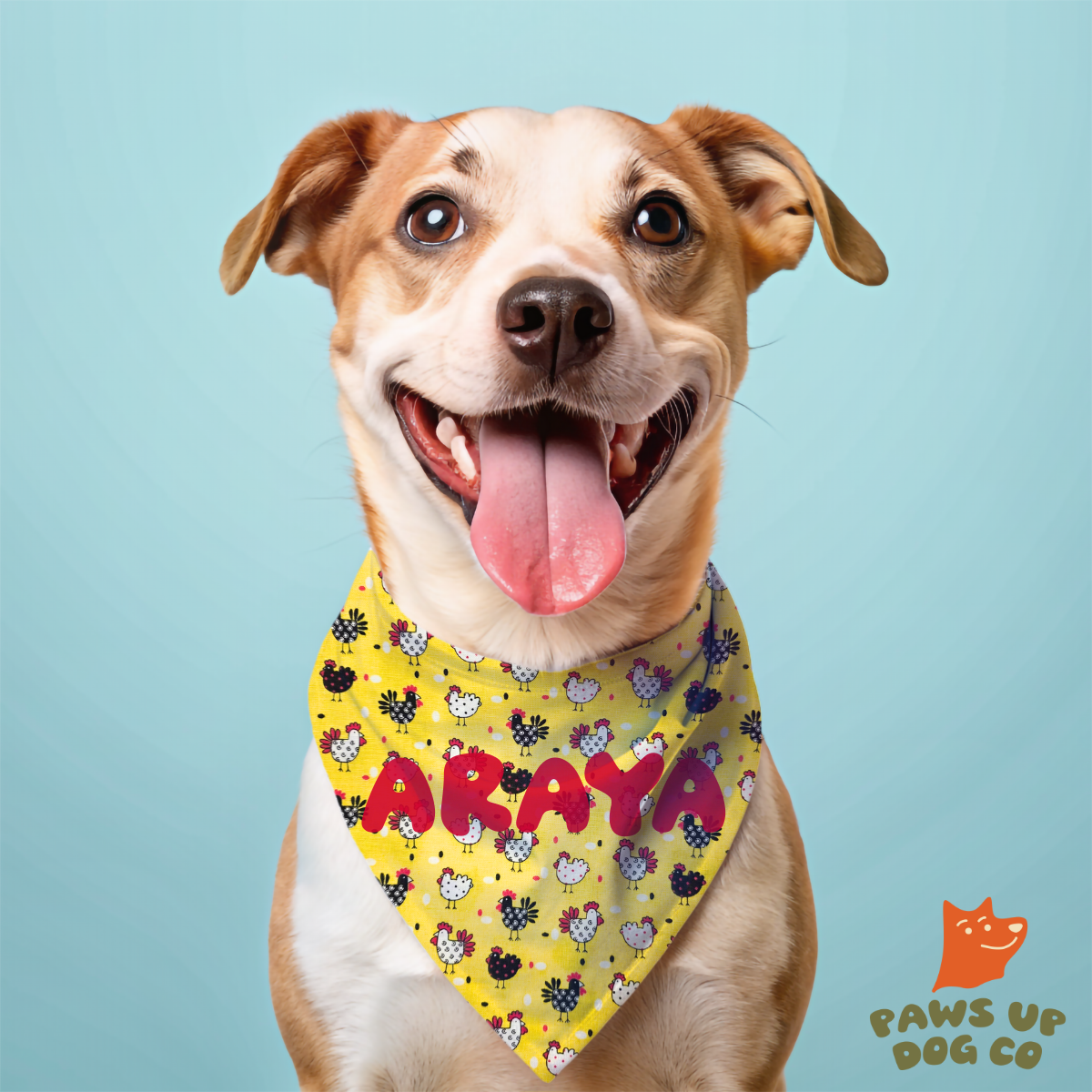 Cluck Yeah! CUSTOM Dog Bandana