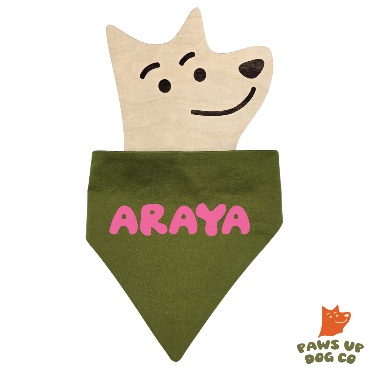 Wild Olive CUSTOM Dog Bandana