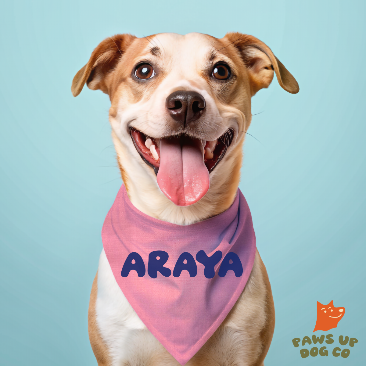 Petal Pink CUSTOM Dog Bandana