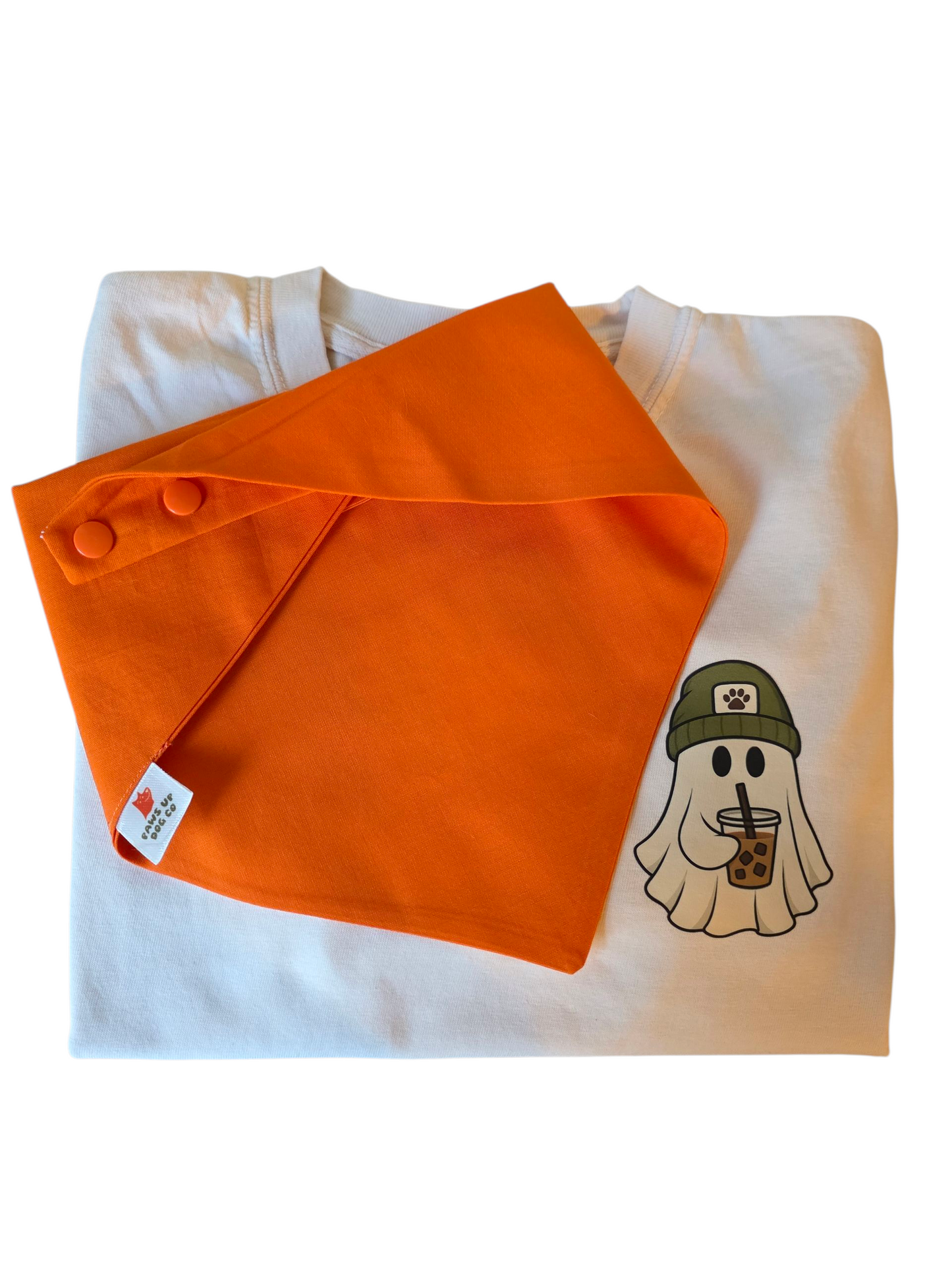 BOO-tiful Pup Matching Set (Bandana & Tee)